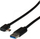 Kabllo USB 3.2 Gen1, Type A në Type C 90°, 0.5 m, 5 Gbit/s, 3 A