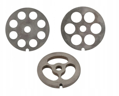 Pjatë bluarëse mishi ALFA ZELMER No. 5, 54mm, forma kidney, metalike
