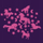 Sticker-a muri Glowstars Glitter Unicorns, që ndriçojnë në errësirë, set unikornësh dhe yjesh, rozë