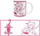 Filxhan ABYstyle: Sailor Moon, 320 ml, i bardhë dhe rozë