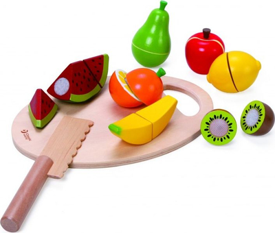 Set Classic World Wooden Fruit, 17 pjesë