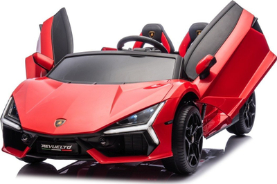 Makina elektrike për fëmijë Lamborghini Revuelto XL STRONG, motor i fuqishëm, deri 60 kg, e kuqe