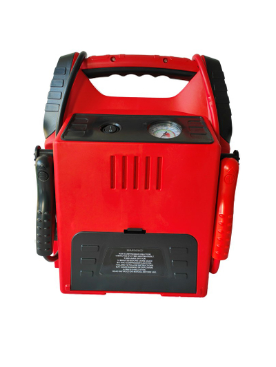 Jump starter me kompresor, powerbank 20000mAh, 12V, USB, me LED