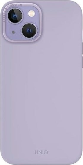 Këllëf telefoni Uniq Lino për iPhone 14 Plus 6.7", silikon, me mikrofiber, lejla