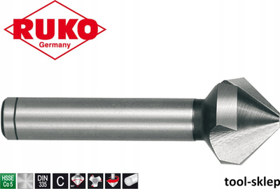 Gropëzues Ruko 102114E, 10.4mm, HSSE Co5, metal