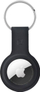 Mbajtëse Crong Silicone Case me varëse për Apple AirTag, silikon, me unazë çelësash, e zezë