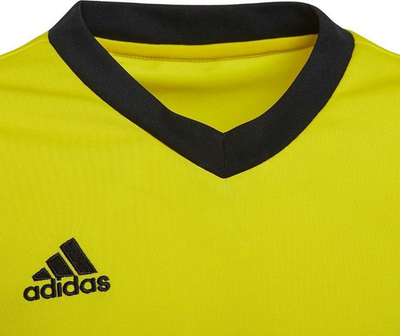Bluzë futbolli për kalamaj adidas Entrada 22 Jersey Jr HI2127, poliester i riciklu, teknologji Aeroready, e bardhë