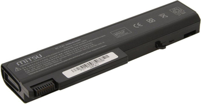 Bateri laptopi Mitsu për HP 6530b 6735b 6930p, 4400 mAh, 10.8 V, e zezë