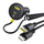 Karikues makine Baseus Circular, 60W, USB A dhe USB C, me kabllo USB C Lightning, i zi