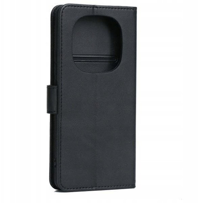 Këllëf portofol Marv Wallet për Honor Magic7 Lite, me xhepa kartash, funksion stand, i zi