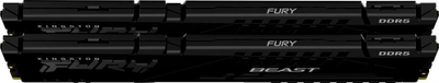 Memorie Kingston Fury Beast, DDR5, 32 GB, 6000 MHz, CL30, KF560C30BBK2-32