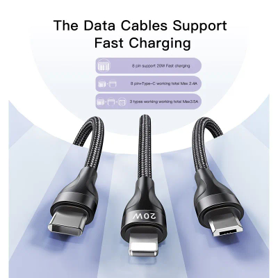 Kabllo Usb 3ne1
