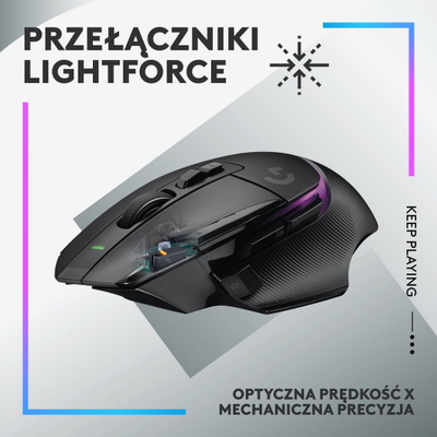 Maus Logitech G502 X Plus (910-006162), i zi