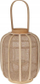 Lanternë dekorative PROGarden Outdoor Rattan Candle, 31cm, dru dhe ratan, ngjyrë natyrale