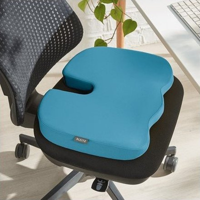 Jastëk ergonomik për karrige Leitz Ergo Cosy, blu