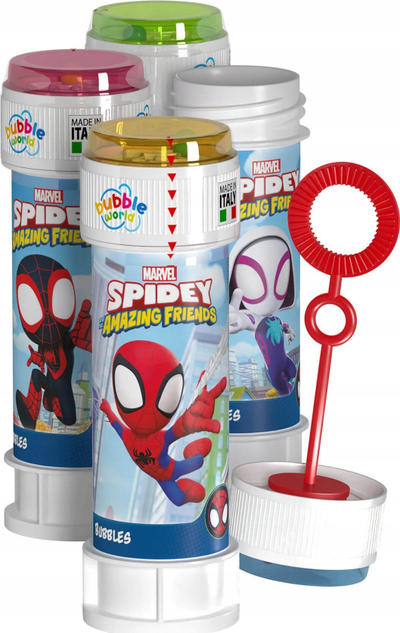 Lodër me flluska sapuni Disney Spidey Spiderman, 60 ml, me lojë labirint