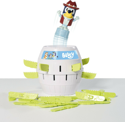 Loja me tavolinë Tomy Pop Up Bluey Family, 2 4 lojtarë, mosha 4+