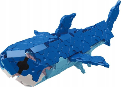 Lodër ndërtimi LaQ Marine World Shark, set modelimi detar, shumëngjyrëshe