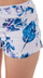 Shortse për femra Color Pleasure, S / XS, të bardha / kaltërta