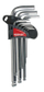 Set çelësash Proline tipi L 1,5 - 10 mm (48329), 9 copë