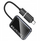 Adapter CarPlay pa tela Hoco HU1, USB A dhe USB C, i zi