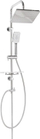 Set dushi Invena Nyks AU-32-001, kolonë me rain shower, krom