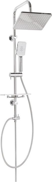 Set dushi Invena Nyks AU-32-001, kolonë me rain shower, krom