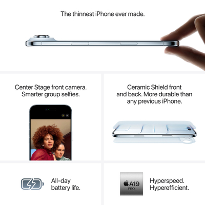 Apple iPhone Air, 256GB, Cloud White