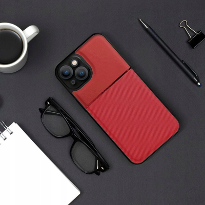 Këllëf telefoni Noble për iPhone 16 Pro Max, i hollë, i kuq