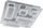 Lampë tavanore Italux Presta C29556-9A, LED, dritë e ngrohtë, e bardhë