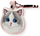 Mbajtëse Nimmy Case Locator Big Eyed Pet 2.0 Cat për Apple AirTag, rozë