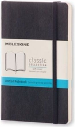 Fletore Moleskine Soft Cover Pocket Squared, kapak i butë, me katrorë, e zezë