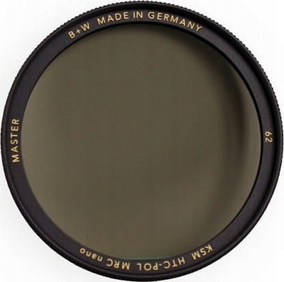 Filter polarizues B+W Master High Transmission Circular, 72mm, për kamera, i zi