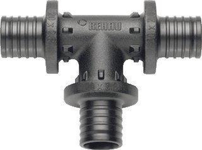 Pjesë T tubi Rehau 160074, 32x32x20, plastike