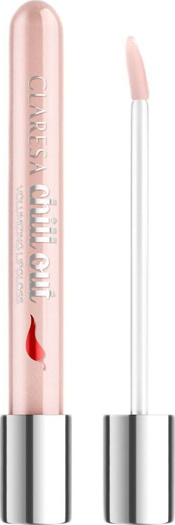 Shkëlqyes buzësh Claresa Chill Out Plumping Nr.12, 5 ml, vegan, efekt zmadhues