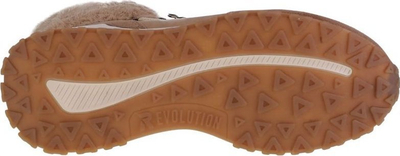 Çizme dimërore Rieker Evolution W0670-20, eco-leather, taban gome, kafe bezhë