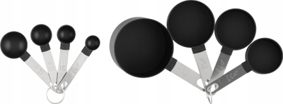 Set matës kuzhine Maku Kitchen Measures, 8 pjesë, plastikë, me ngjyra të ndryshme