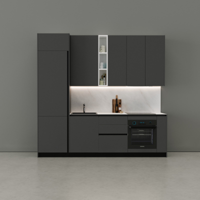 Kuzhinë IMMIGRAND SYSTEMS, Lineare, Graphite