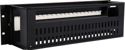 Modul rack Lanview RAX630BL, 3U, 19", RAL9005 i zi