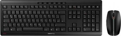 Set tastierë dhe mi CHERRY Stream Desktop Recharge, wireless RF, QWERTY anglisht, i zi