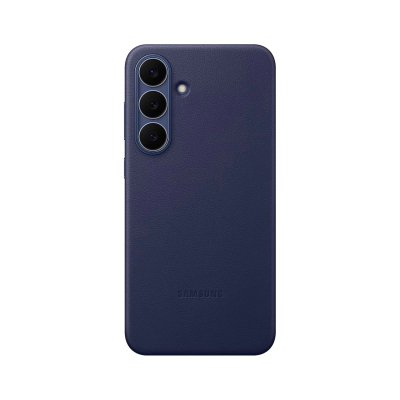 Mbrojtëse telefoni Samsung Kindsuit për Galaxy S25 FE, imitim lëkure, blu Mystic Blue
