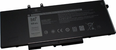 Bateri laptopi BTI 3HWPP, në vend të baterisë origjinale për Dell Latitude 5401 5501 5411 5511