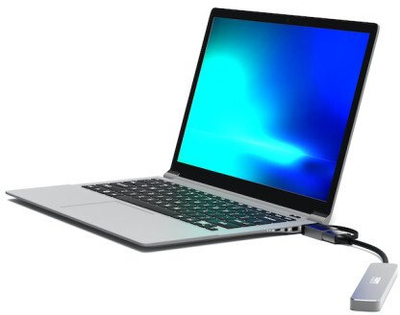 Хаб Port Designs 900161, 4 USB 3.0 порти, со USB C адаптер, сребрен