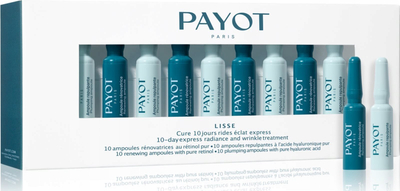 Ampula fytyre Payot Lisse Radiance, kundra plakjes, me shkëlqim, 20 copë