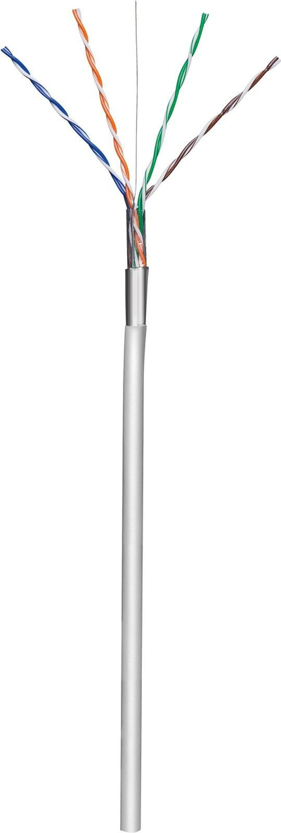 Мрежен кабел Microconnect KAB030-305, Cat5e F UTP, 305m, сив