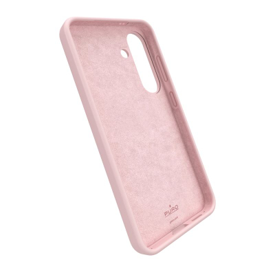 Kapak silikoni Puro për Samsung Galaxy S25, i hollë, rozë