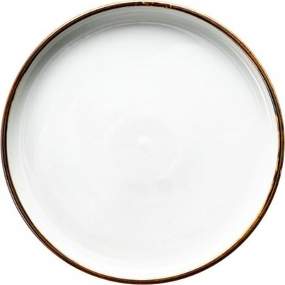 Pjatë e sheshtë Verlo Slow, porcelan, 25cm, e bardhë
