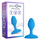 Lodër anale plusOne Vibrating Plug, 10 modalitete vibrimi, silikon, blu