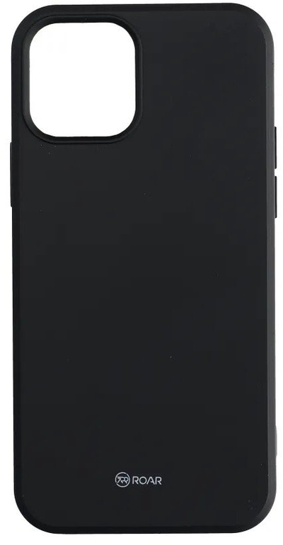 Кейс за телефон Roar Colorful Jelly за Samsung S25 Plus, флексибилен, тенок, црн