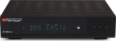 Marrës satelitor Opticum HD X300 Plus, HDMI, USB media, i zi